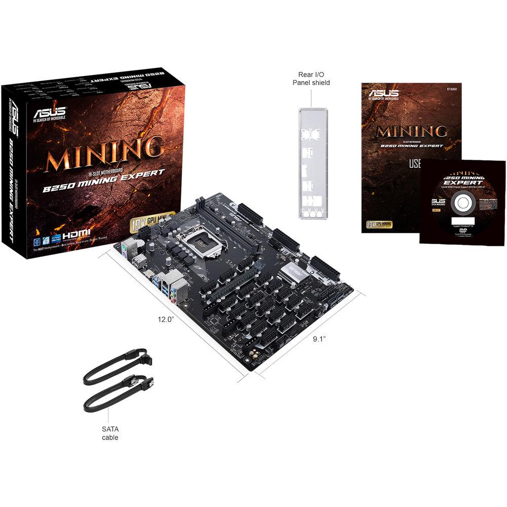 ASUS B250 Mining Expert LGA 1151 ATX Motherboard