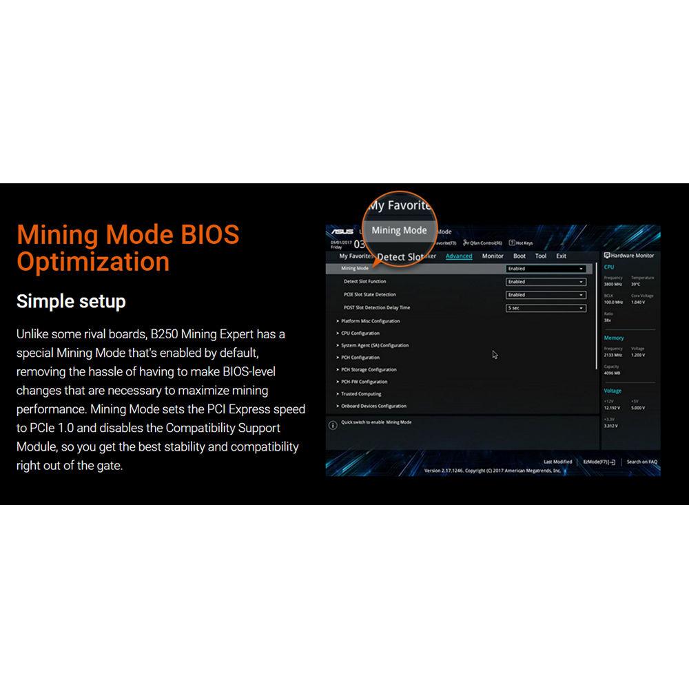 ASUS B250 Mining Expert LGA 1151 ATX Motherboard