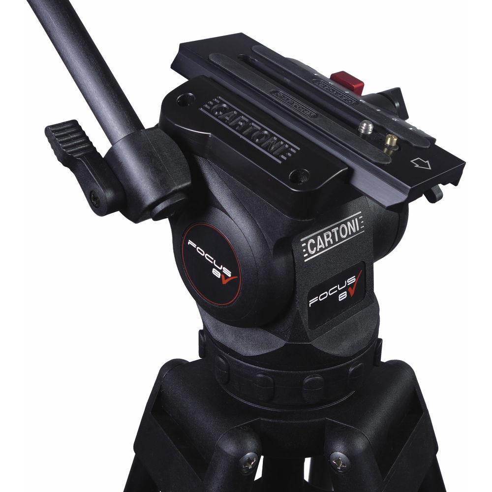 Cartoni Focus 8 Fluid Head & Two-Stage Tripod SDS System