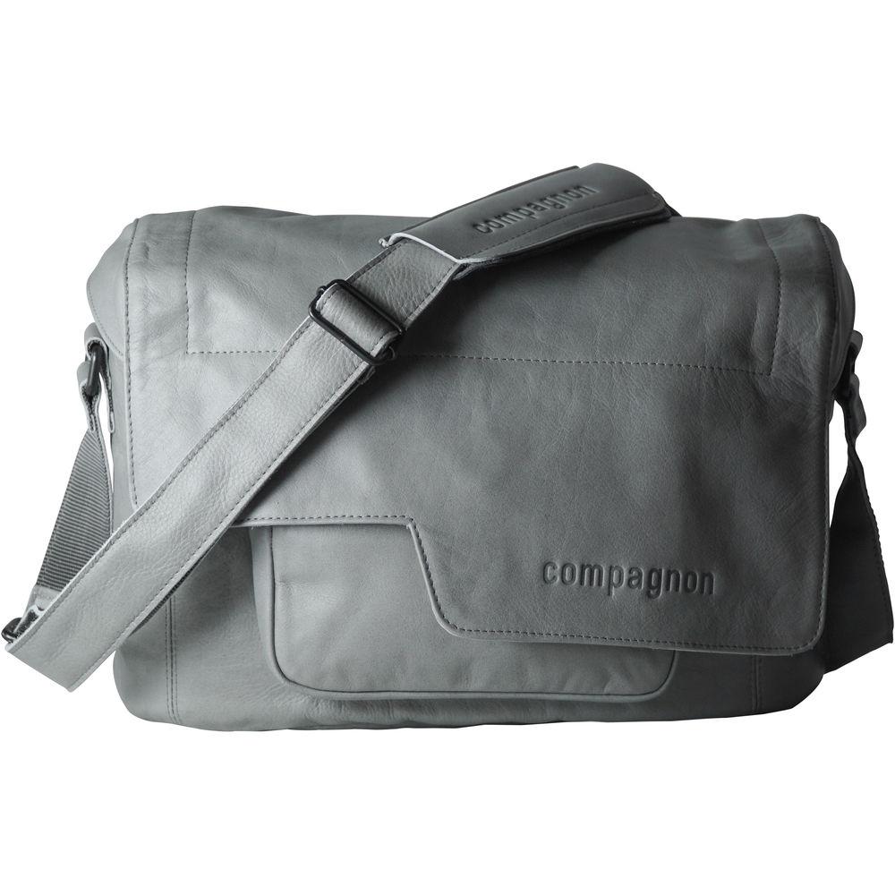 compagnon "the medium messenger" Leather Camera Bag