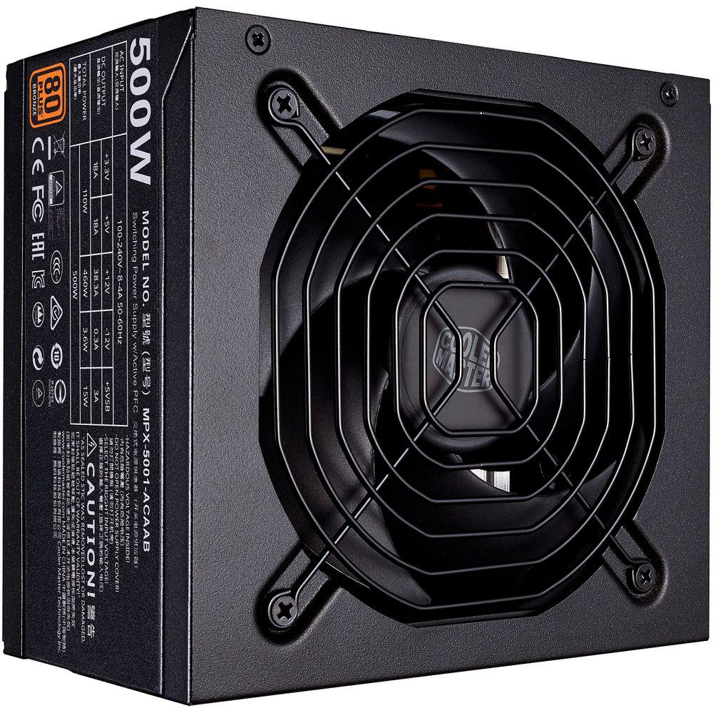 Cooler Master MWE Bronze 500 500W 80 PLUS Bronze Certified Power Supply