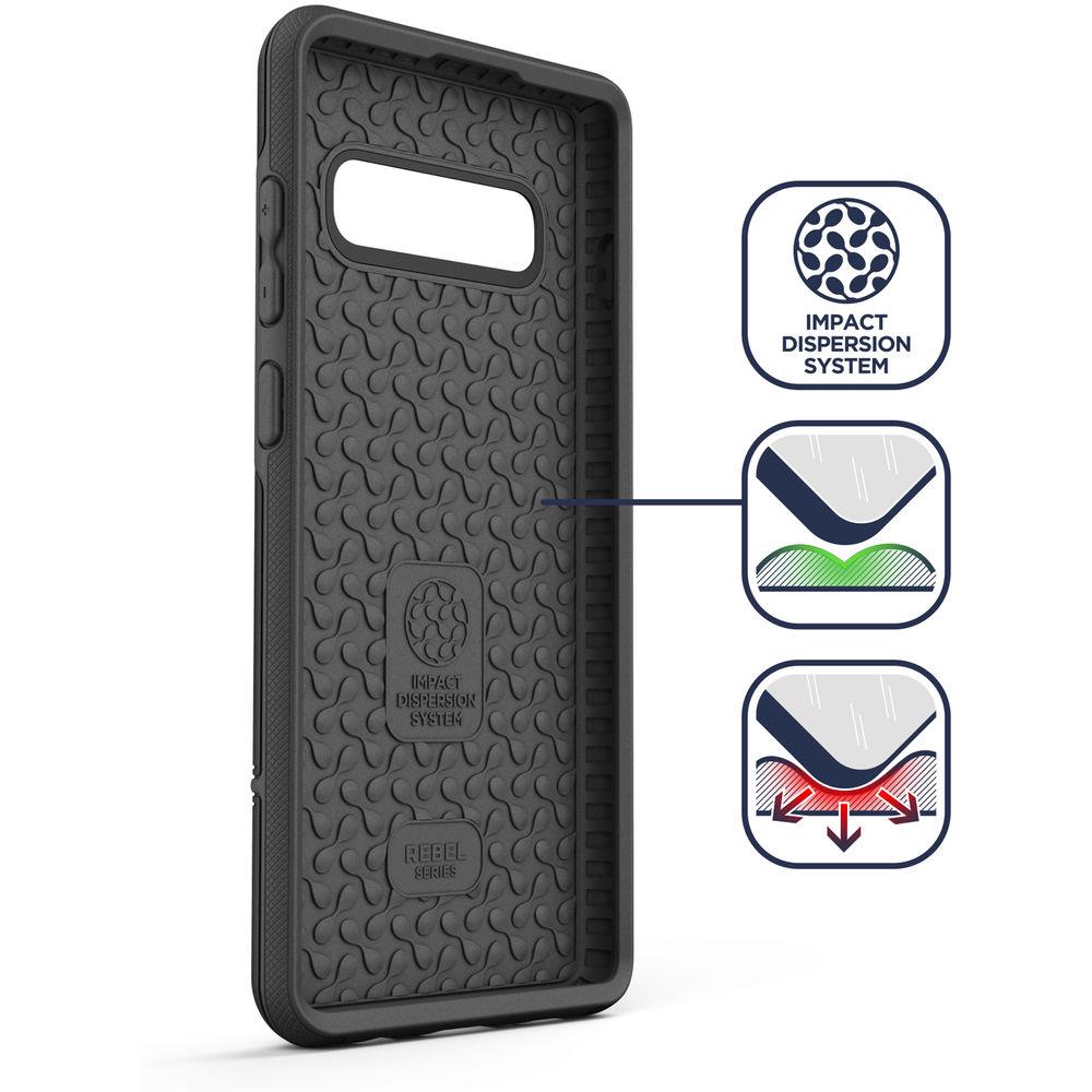 Encased Rebel Series Case with Belt Clip Holster for Samsung Galaxy S10