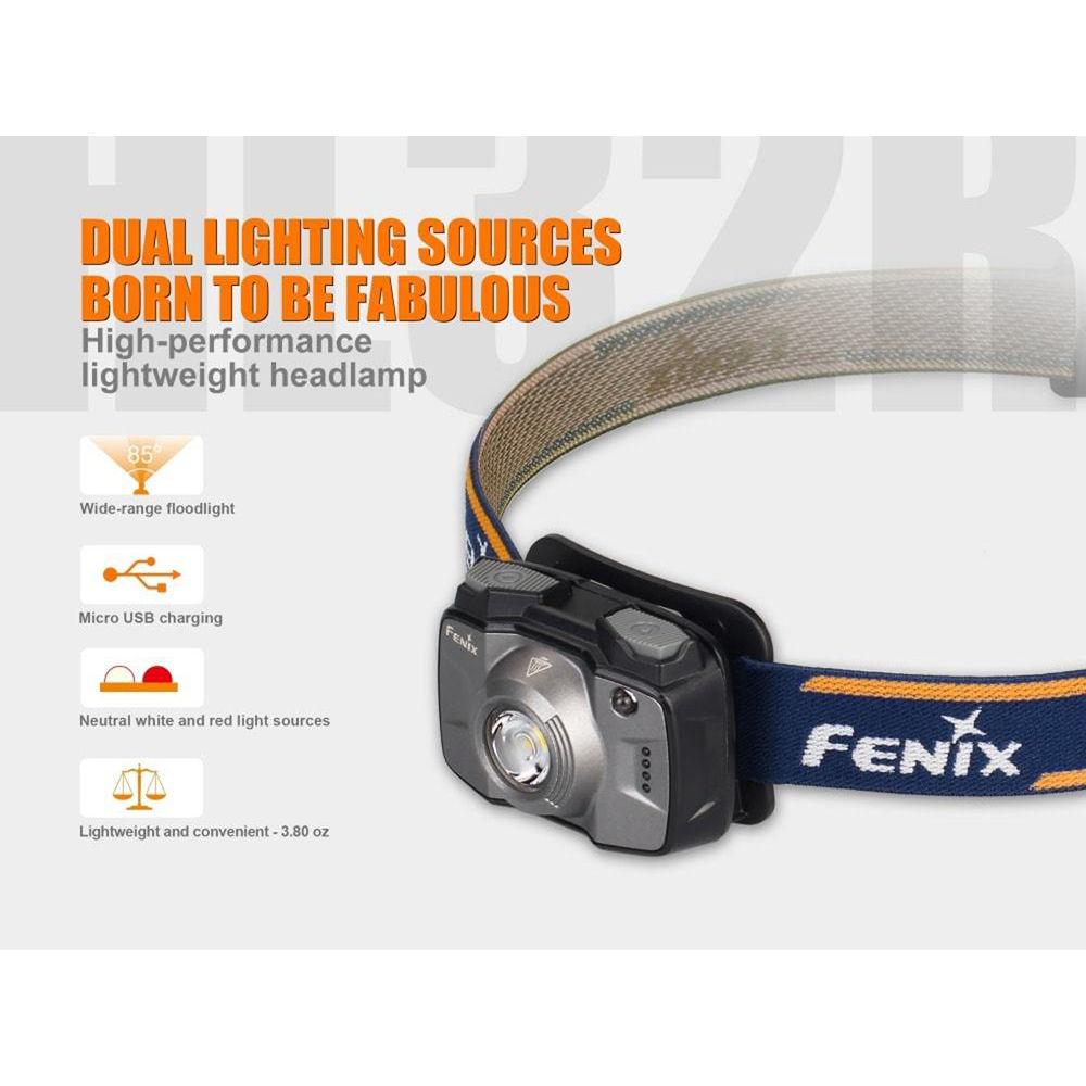 Fenix Flashlight HL32R Rechargeable Headlamp