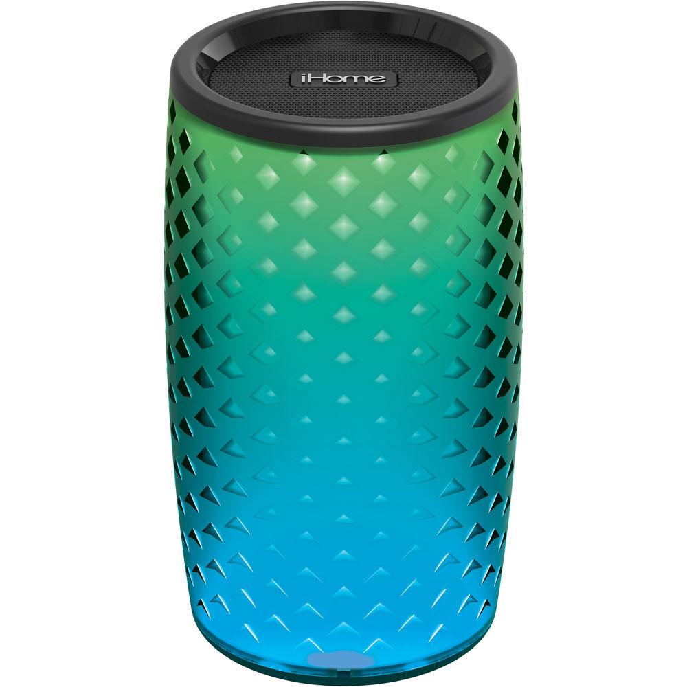 iHome iBT78v2B Color Changing Rechargeable Bluetooth Speaker