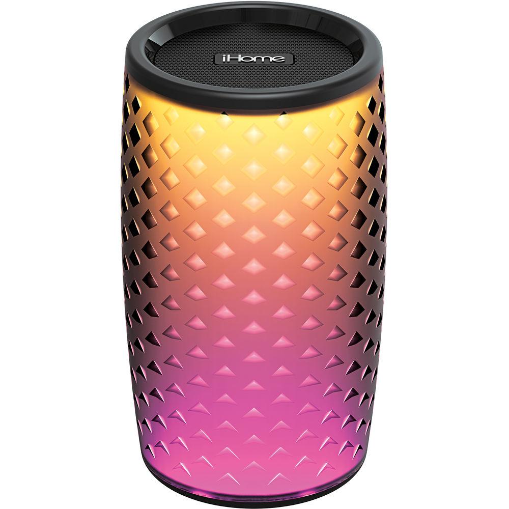 iHome iBT78v2B Color Changing Rechargeable Bluetooth Speaker