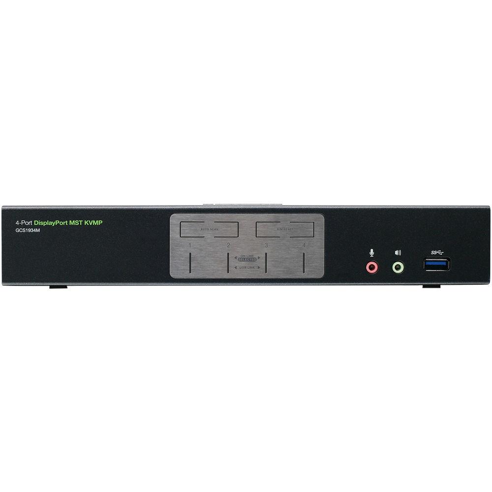 IOGEAR 4-Port 4K DisplayPort KVMP Switch with Dual Video Out & RS-232
