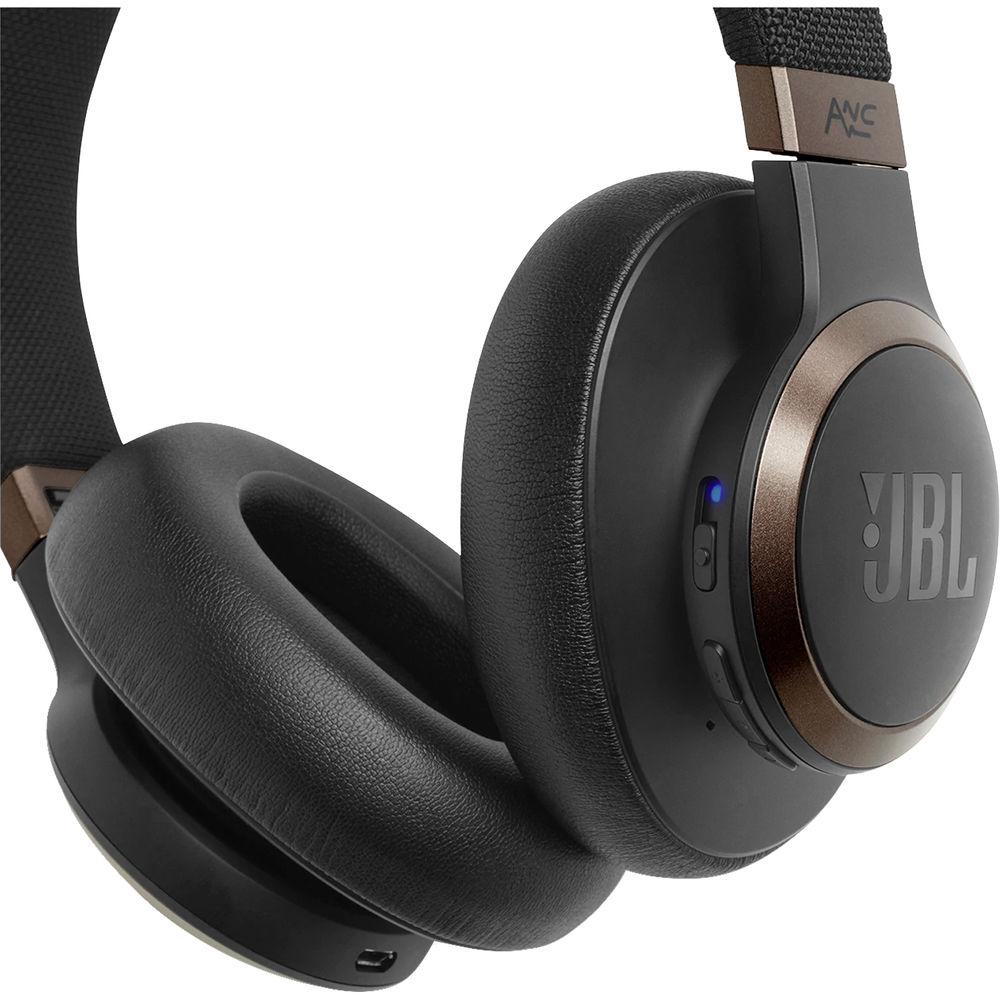 JBL LIVE 650BTNC Wireless Over-Ear Noise-Canceling Headphones