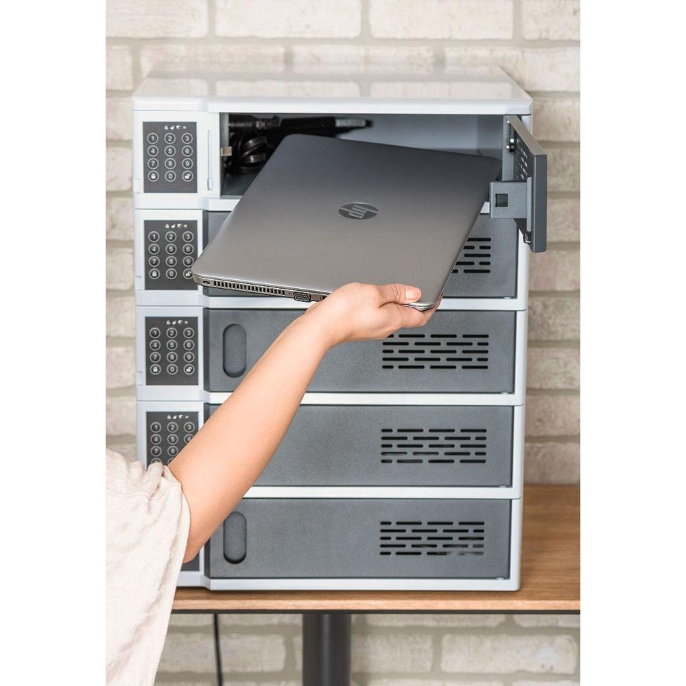 Luxor 5-Bay Charging Locker for Mobile Devices