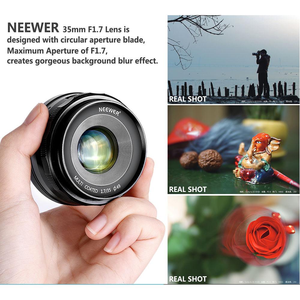 Neewer 35mm f 1.7 Lens for Sony E