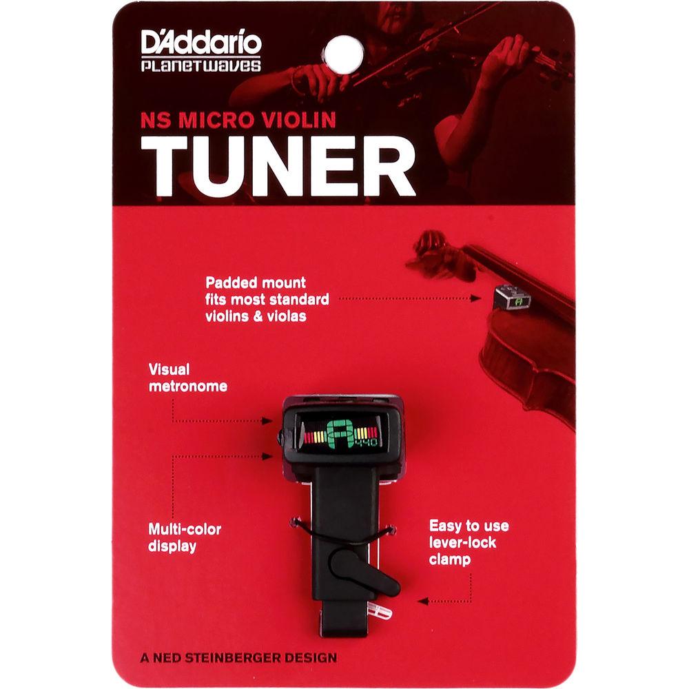 Planet Waves NS Micro Violin Tuner