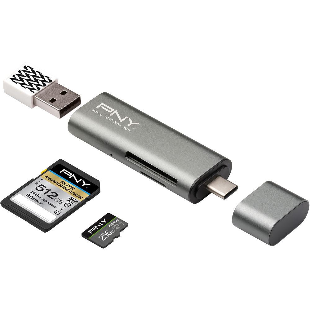 PNY Technologies USB 3.1 Gen 1 Type-C Reader Adapter