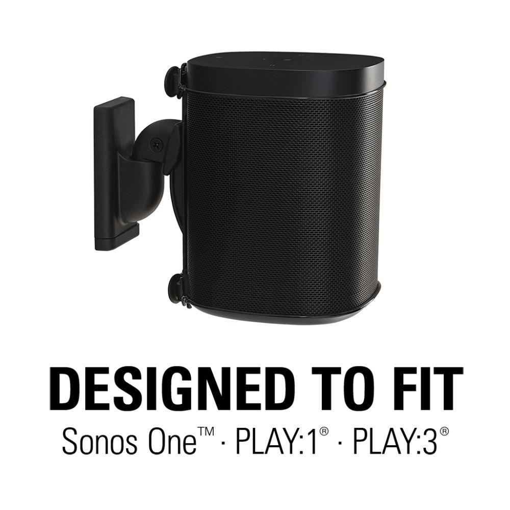 SANUS WSWM21 Wireless Speaker Wall Mount for the Sonos One, PLAY:1, & PLAY:3
