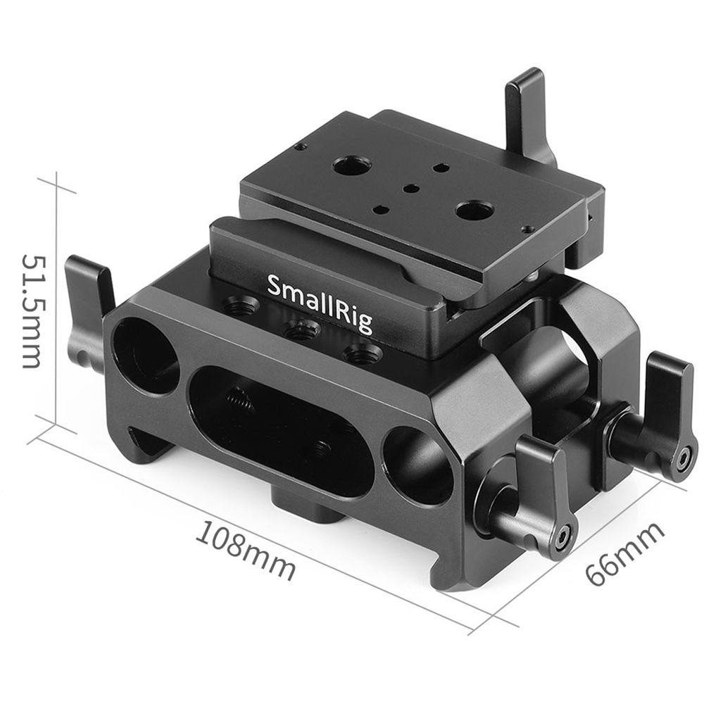 SmallRig 15mm LWS Baseplate for Blackmagic Pocket Cinema Camera 4K