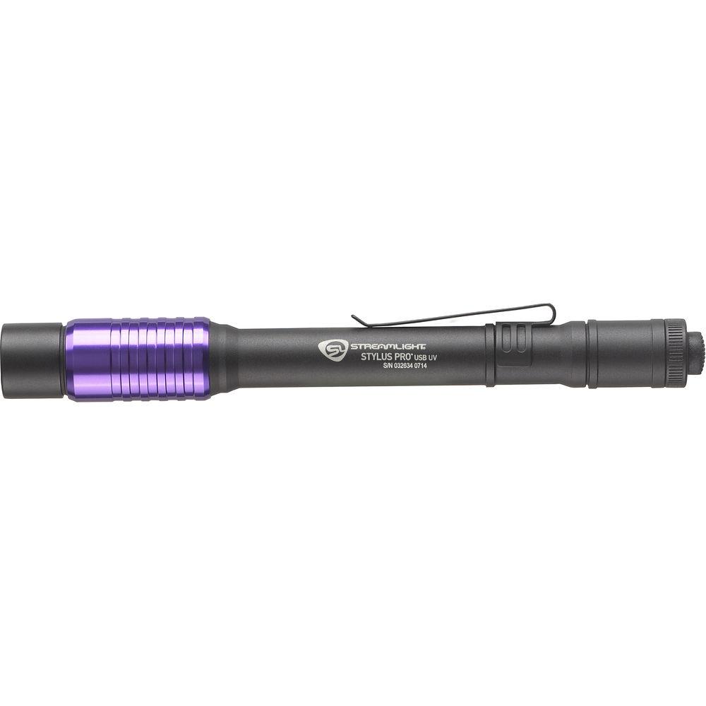 Streamlight Stylus Pro USB Rechargeable UV Penlight with AC Adapter