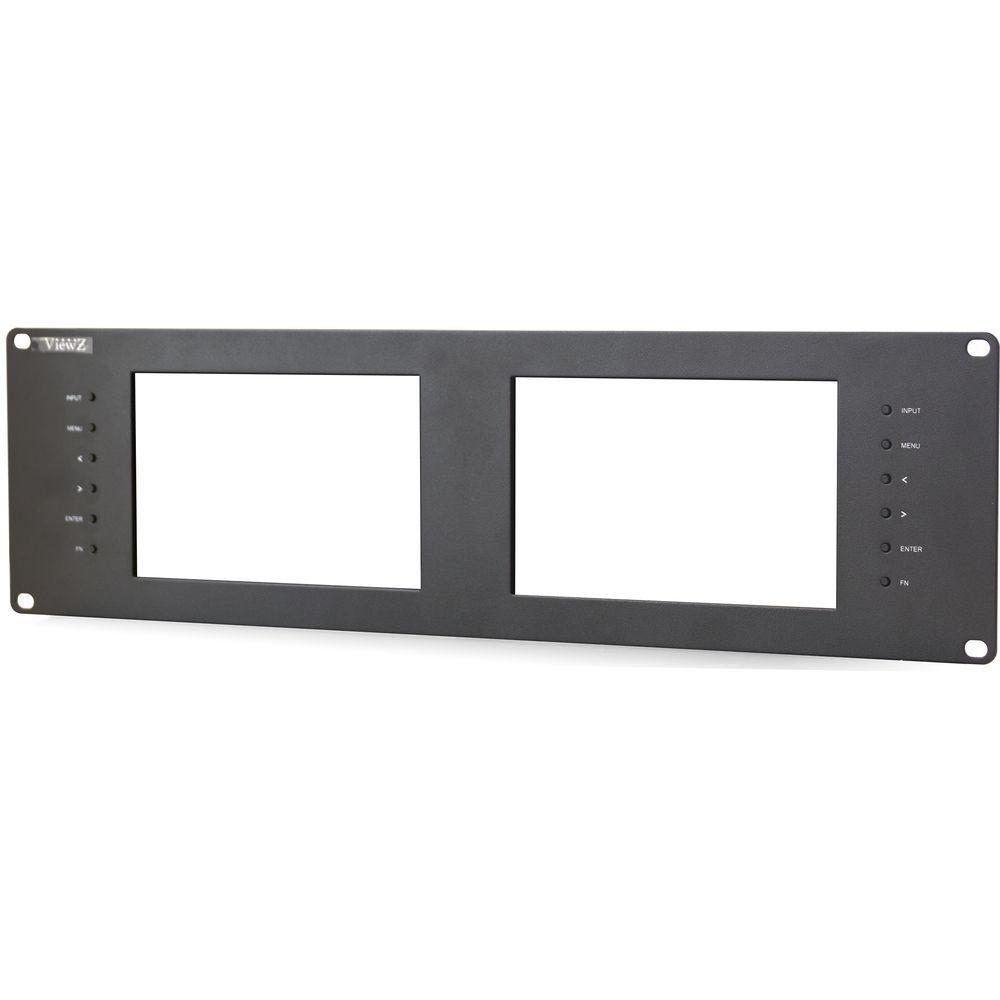 ViewZ VZ-070RM-E Dual 7" 3G-SDI Rackmount Monitor