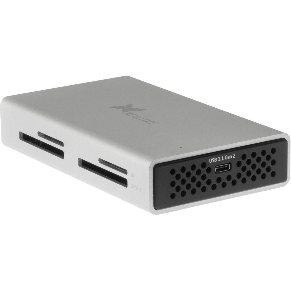 Xcellon 4-Slot Pro USB 3.1 Gen 2 Type-C Card Reader