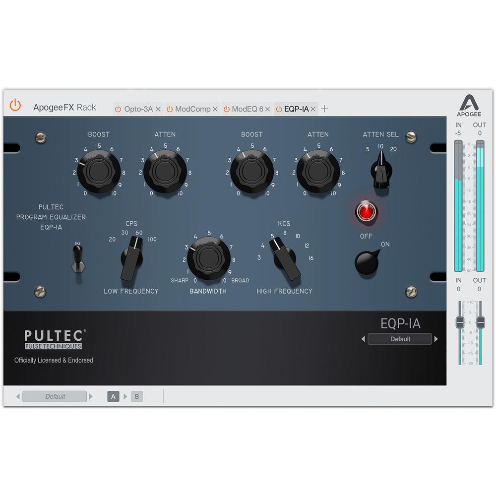 Apogee Electronics FX Rack Bundle - Dynamics and Equalizer Plug-Ins