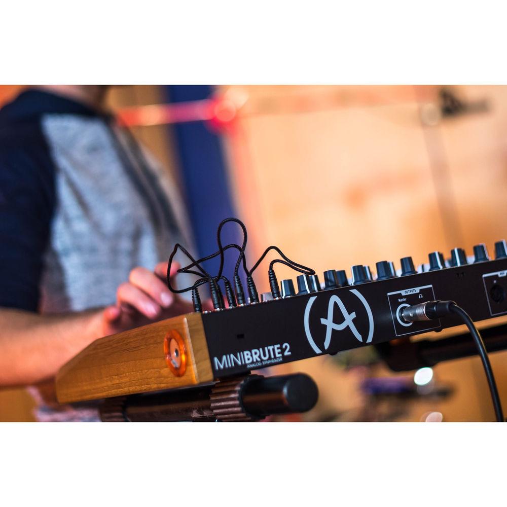 Arturia MiniBrute 2 Semi-Modular Monophonic Analog Synthesizer with 48-Point Patchbay