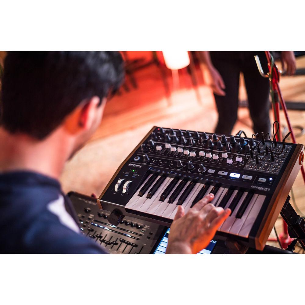 Arturia MiniBrute 2 Semi-Modular Monophonic Analog Synthesizer with 48-Point Patchbay