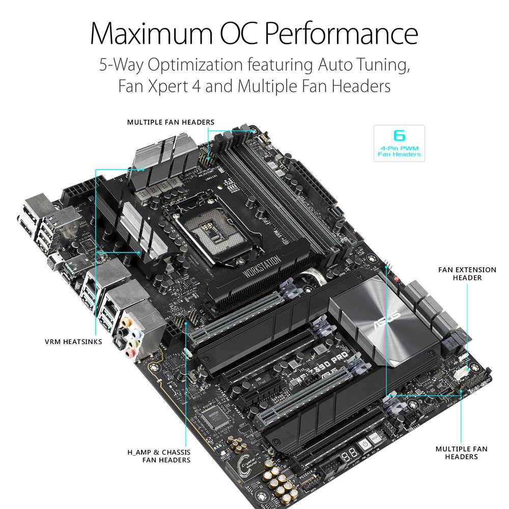 ASUS WS Z390 Pro LGA 1151 ATX Motherboard