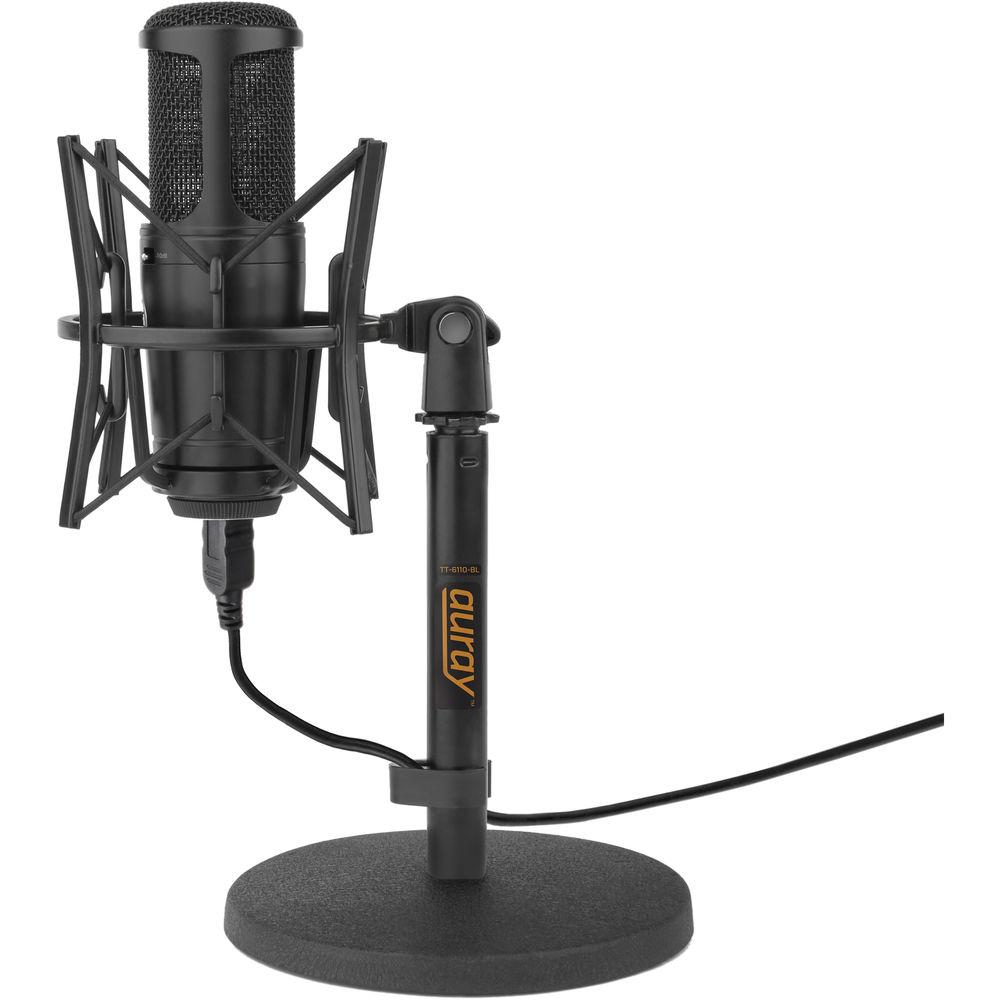 Auray TT-6110-BL Desktop Microphone Stand