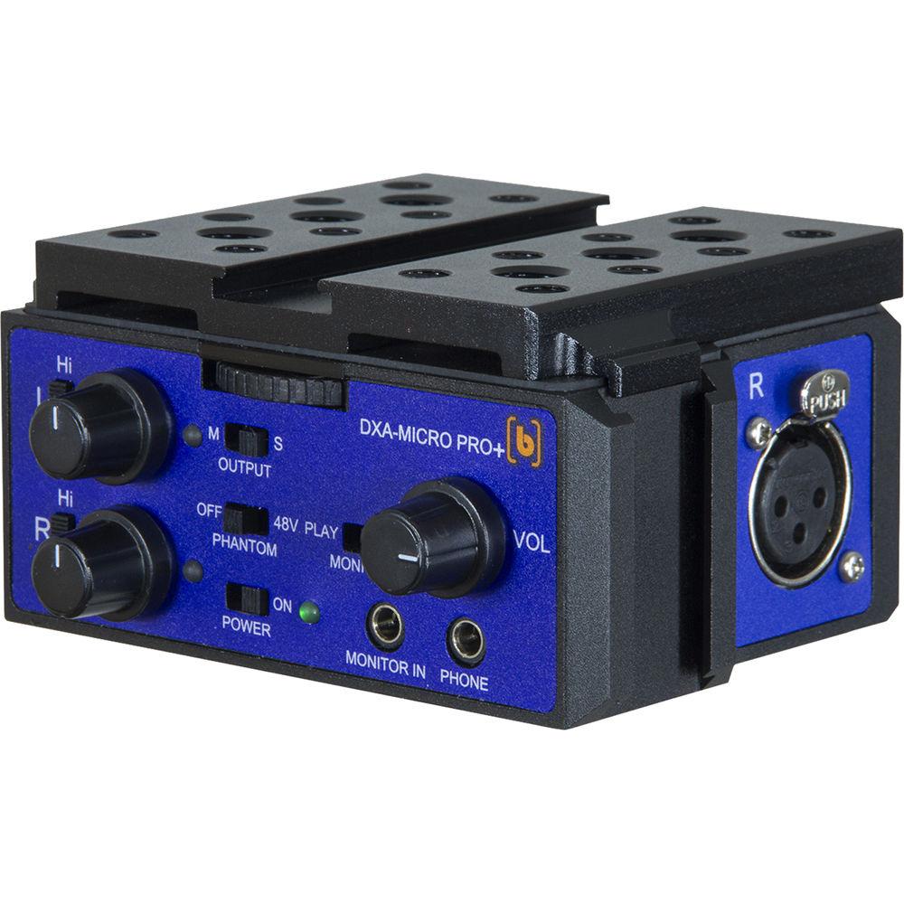 Beachtek DXA-MICRO-PRO PLUS Active Audio Adapter for DSLRs and Camcorders, Beachtek, DXA-MICRO-PRO, PLUS, Active, Audio, Adapter, DSLRs, Camcorders