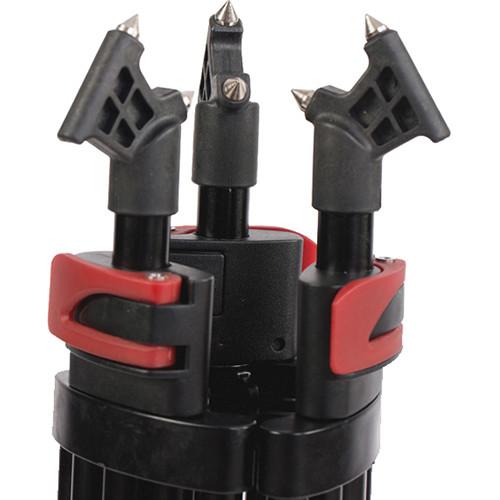 CAME-TV 609A Aluminum Video Tripod with Fluid Bowl Head