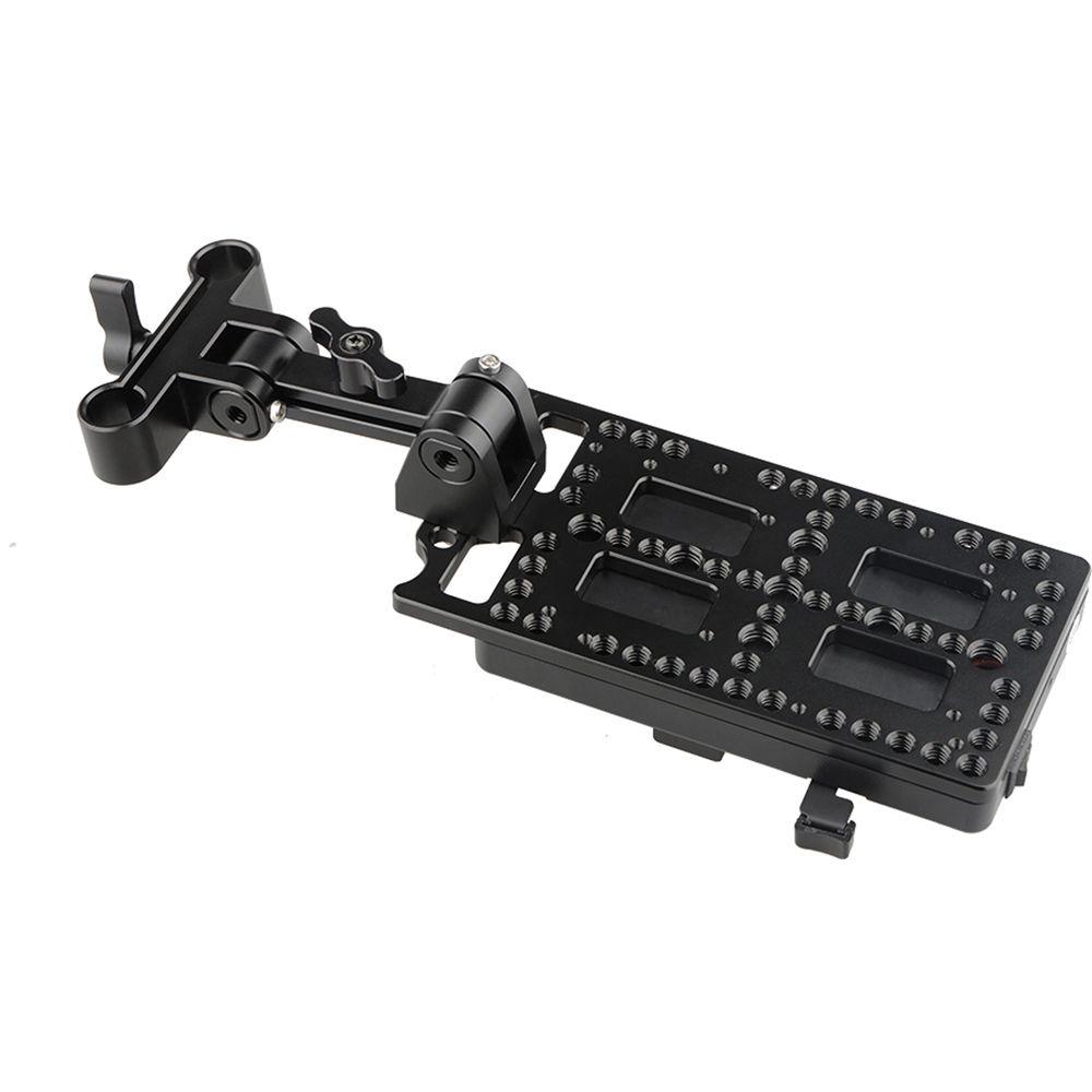 CAMVATE V-Lock Battery Plate with Power Supply Splitter