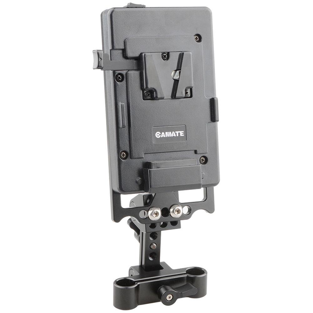 CAMVATE V-Lock Battery Plate with Power Supply Splitter