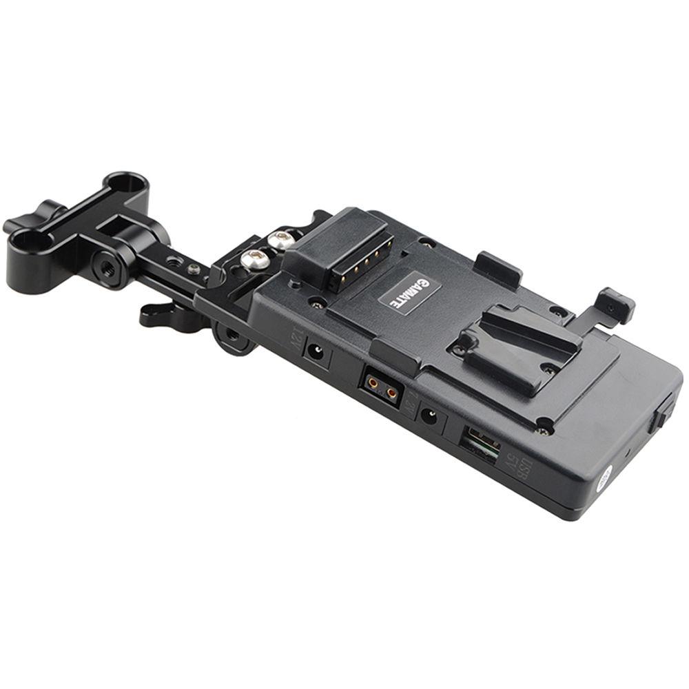 CAMVATE V-Lock Battery Plate with Power Supply Splitter