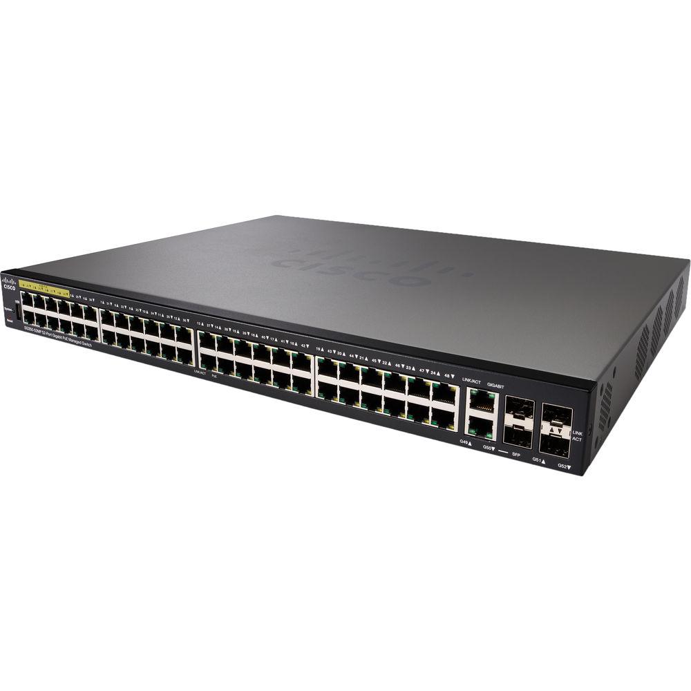Cisco SG350-52MP 350 Series 52-Port PoE Managed Gigabit Ethernet Switch