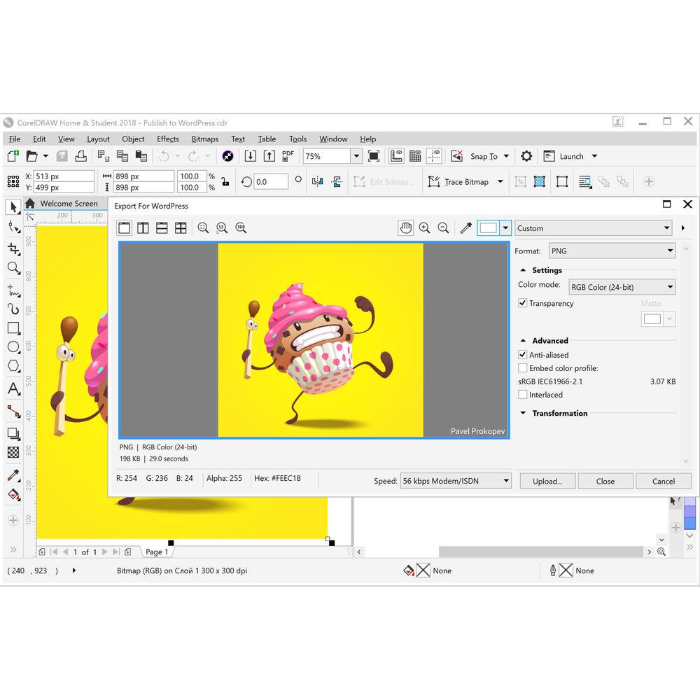 Corel CorelDRAW Home & Student Suite 2018