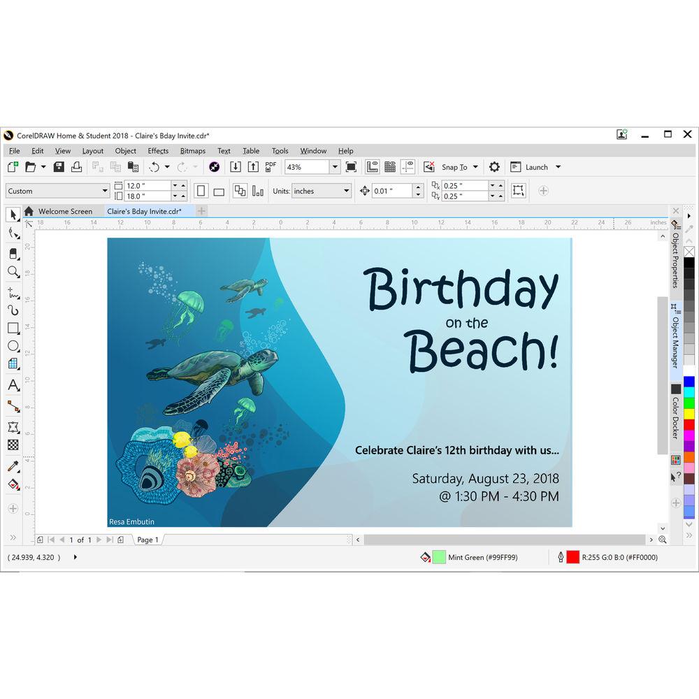 Corel CorelDRAW Home & Student Suite 2018