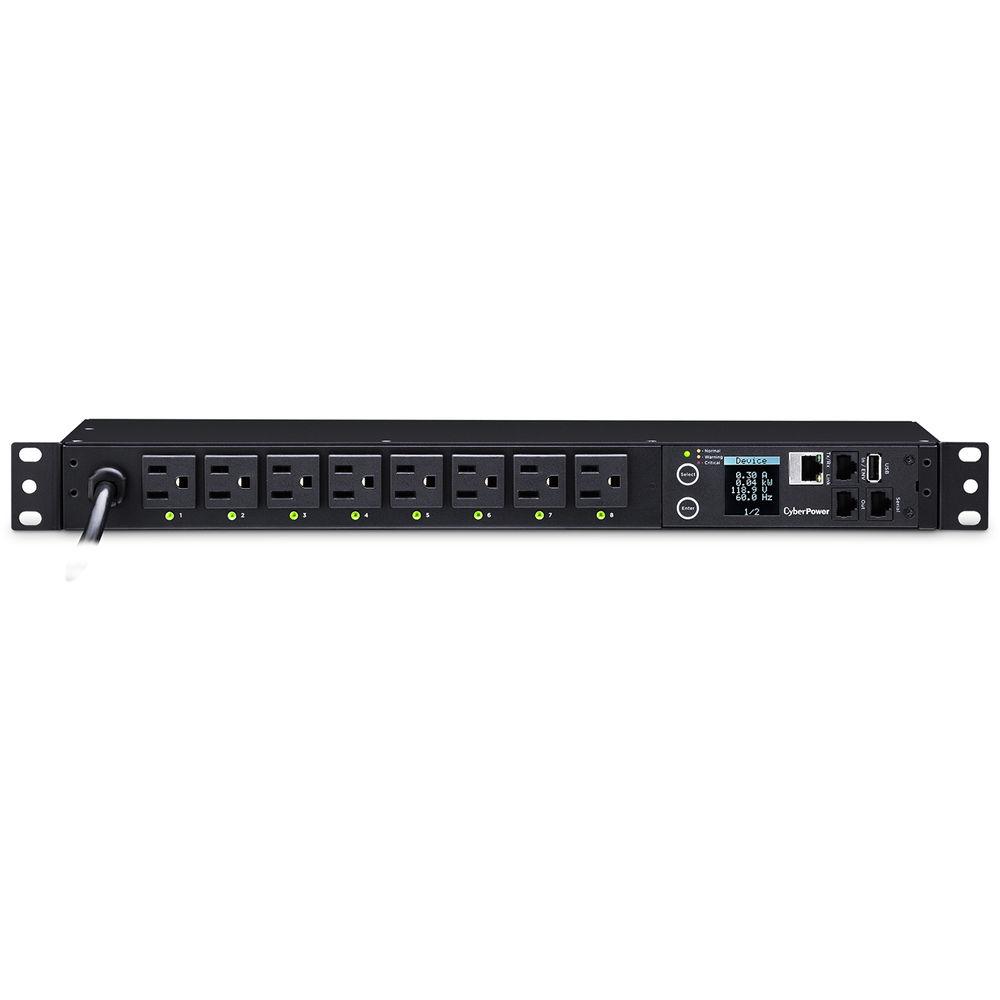 CyberPower Switched PDU 15A 120V Nema 5-15P Input 8 Nema 5-15R Output 12