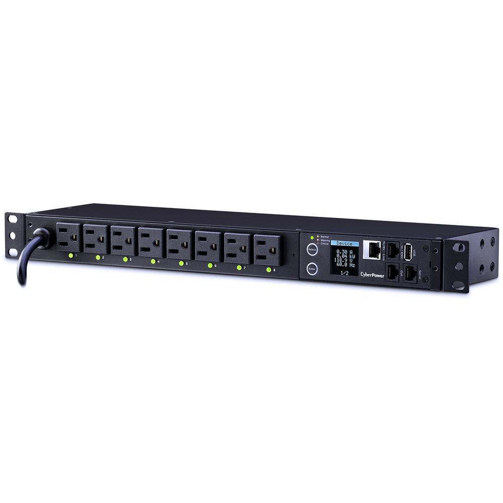 CyberPower Switched PDU 15A 120V Nema 5-15P Input 8 Nema 5-15R Output 12