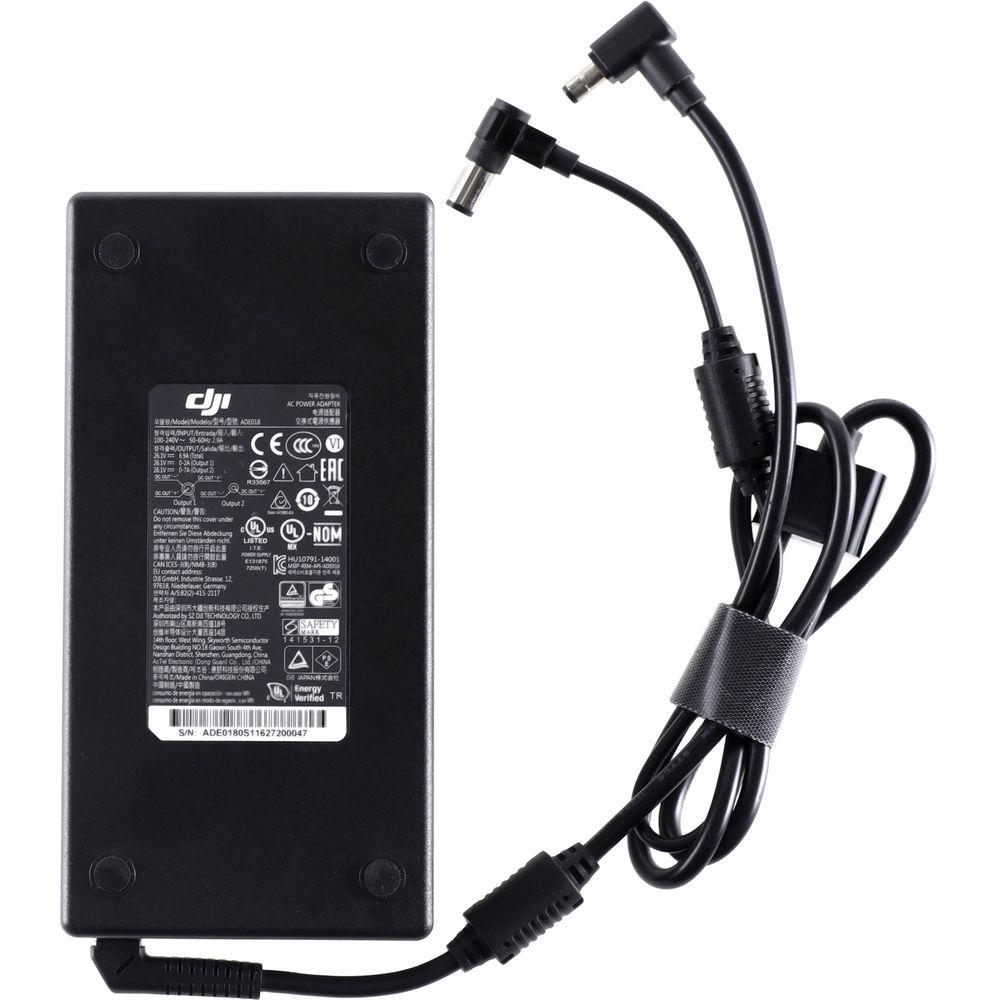 DJI 180W Power Adapter for Inspire 2 Quadopter Flight Battery and Controller