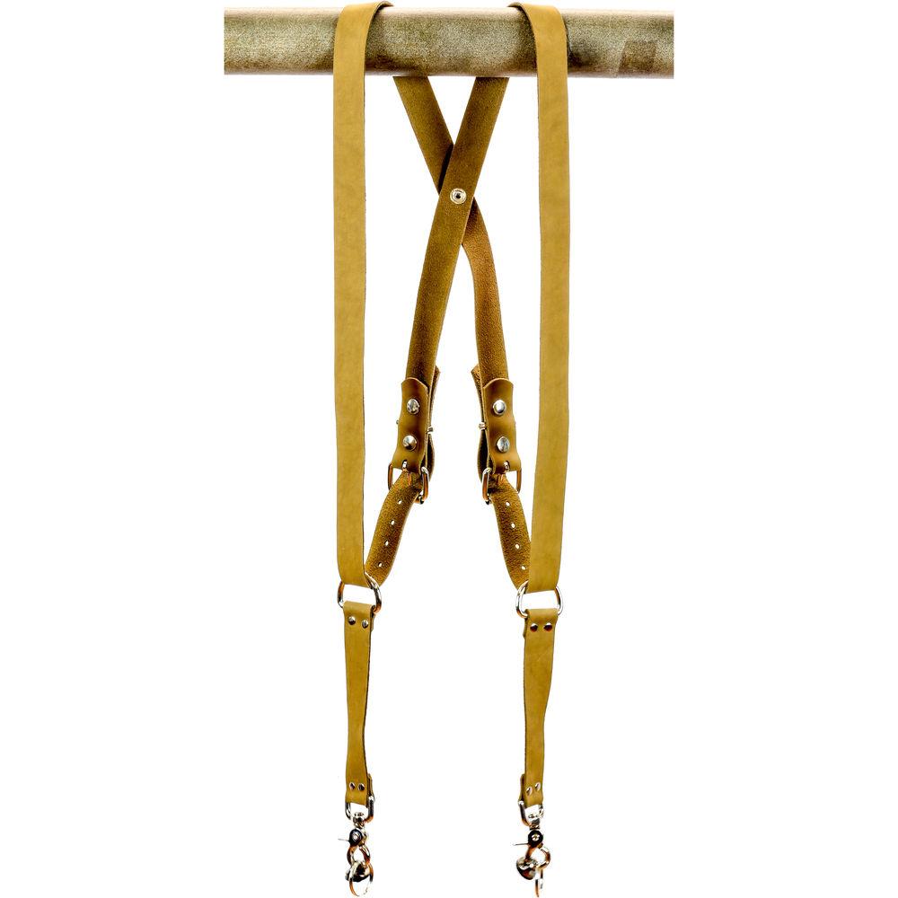 Funk Plus Suede Leather Snap Back Harness with 1.25" Wide Straps