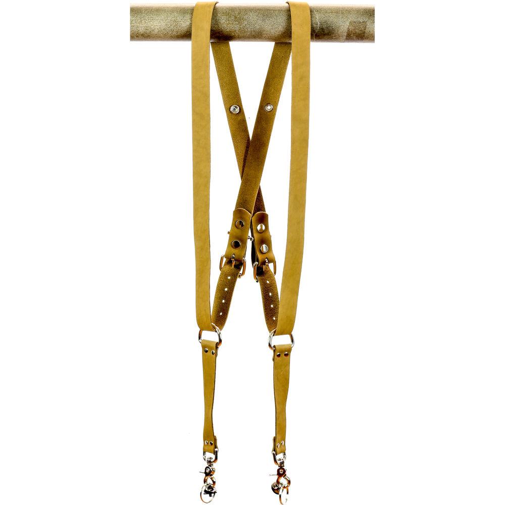 Funk Plus Suede Leather Snap Back Harness with 1.25" Wide Straps