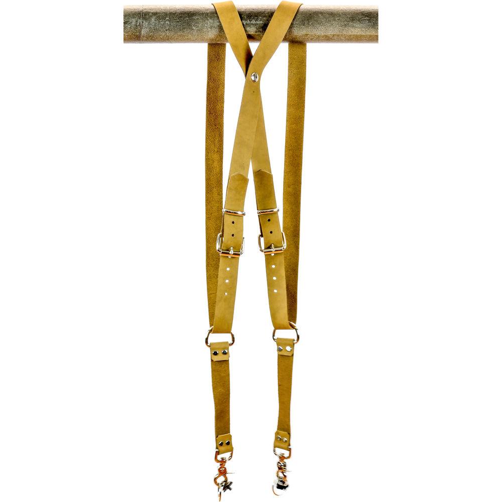 Funk Plus Suede Leather Snap Back Harness with 1.25" Wide Straps