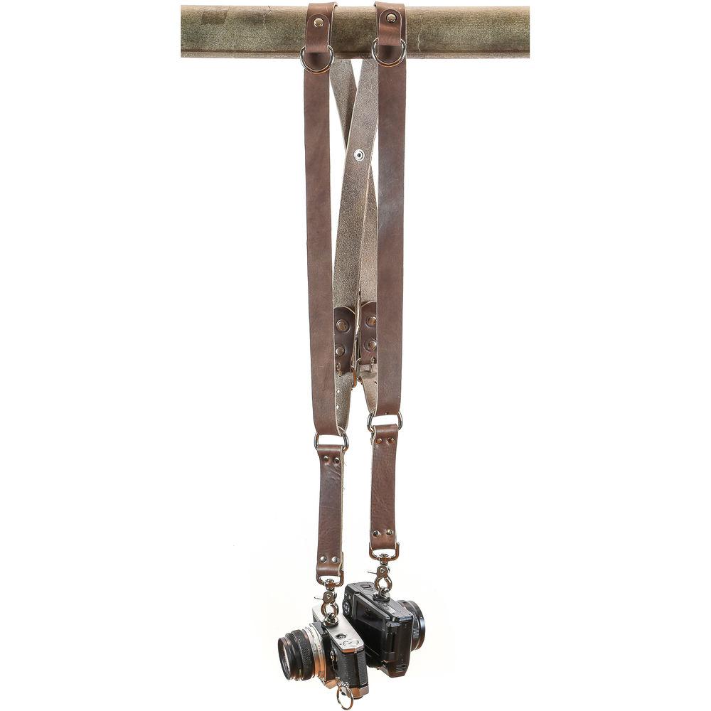 Funk Plus Water Buffalo Leather Snap Back Harness with 1.25" Wide Straps and D-Rings