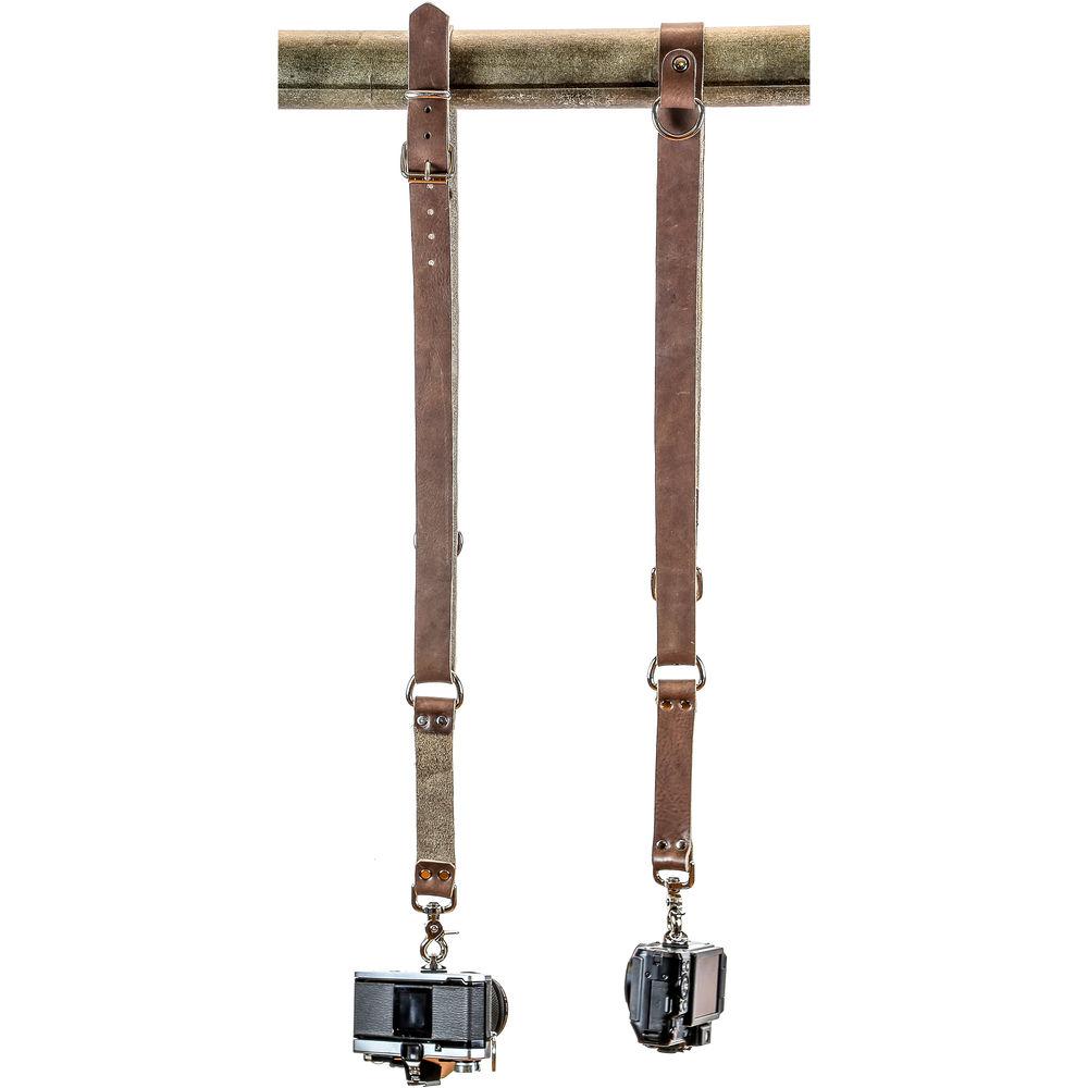 Funk Plus Water Buffalo Leather Snap Back Harness with 1.25" Wide Straps and D-Rings