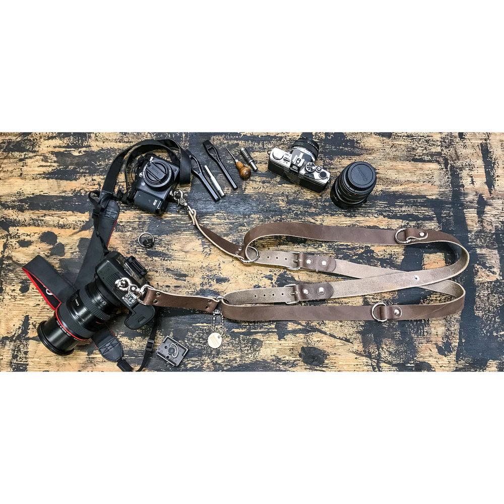 Funk Plus Water Buffalo Leather Snap Back Harness with 1.25" Wide Straps and D-Rings