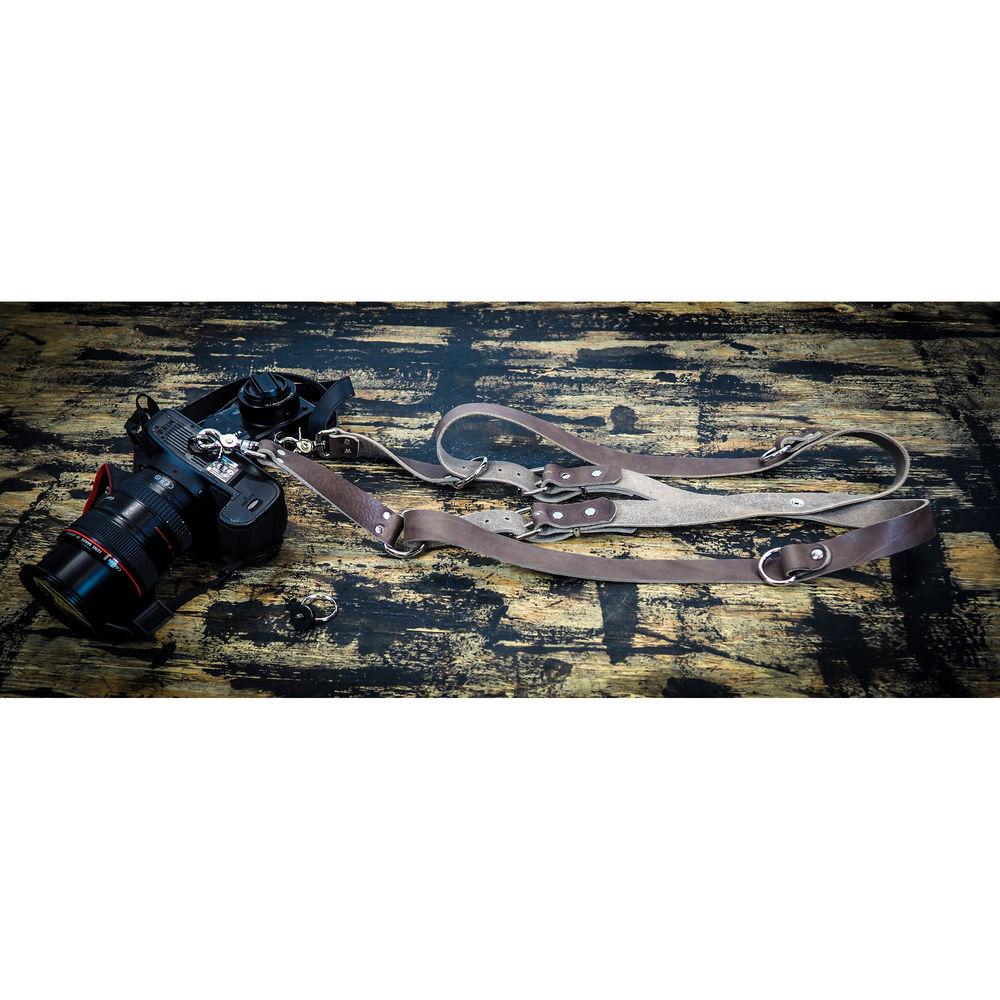 Funk Plus Water Buffalo Leather Snap Back Harness with 1.25" Wide Straps and D-Rings