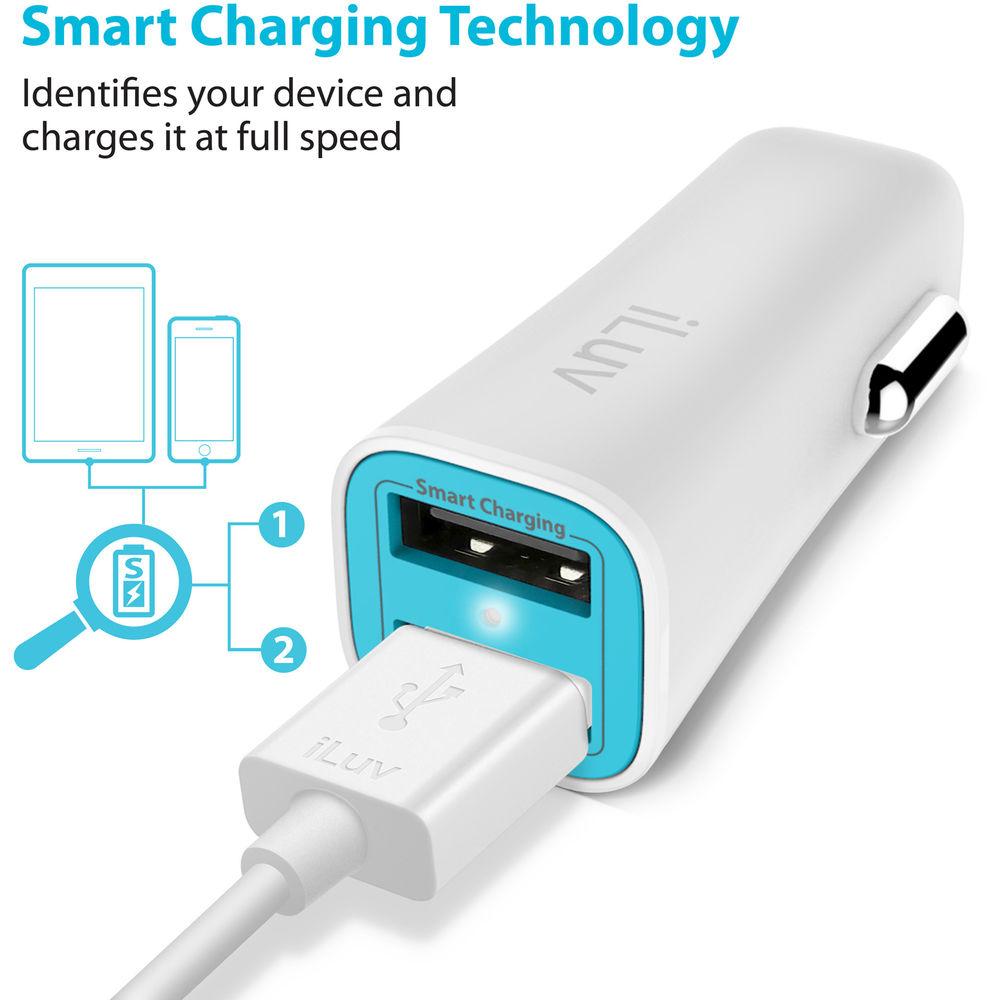 iLuv MobiSeal 2 Dual-Port USB Car Charger