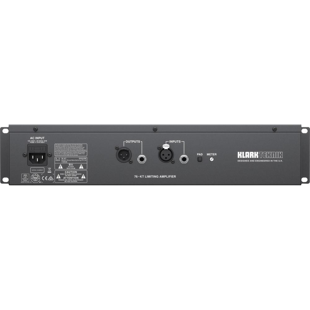 Klark Teknik 76-KT Single-Channel FET-Style Compressor