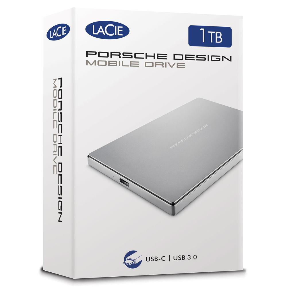 LaCie 1TB Porsche Design USB 3.0 Type-C Mobile Drive