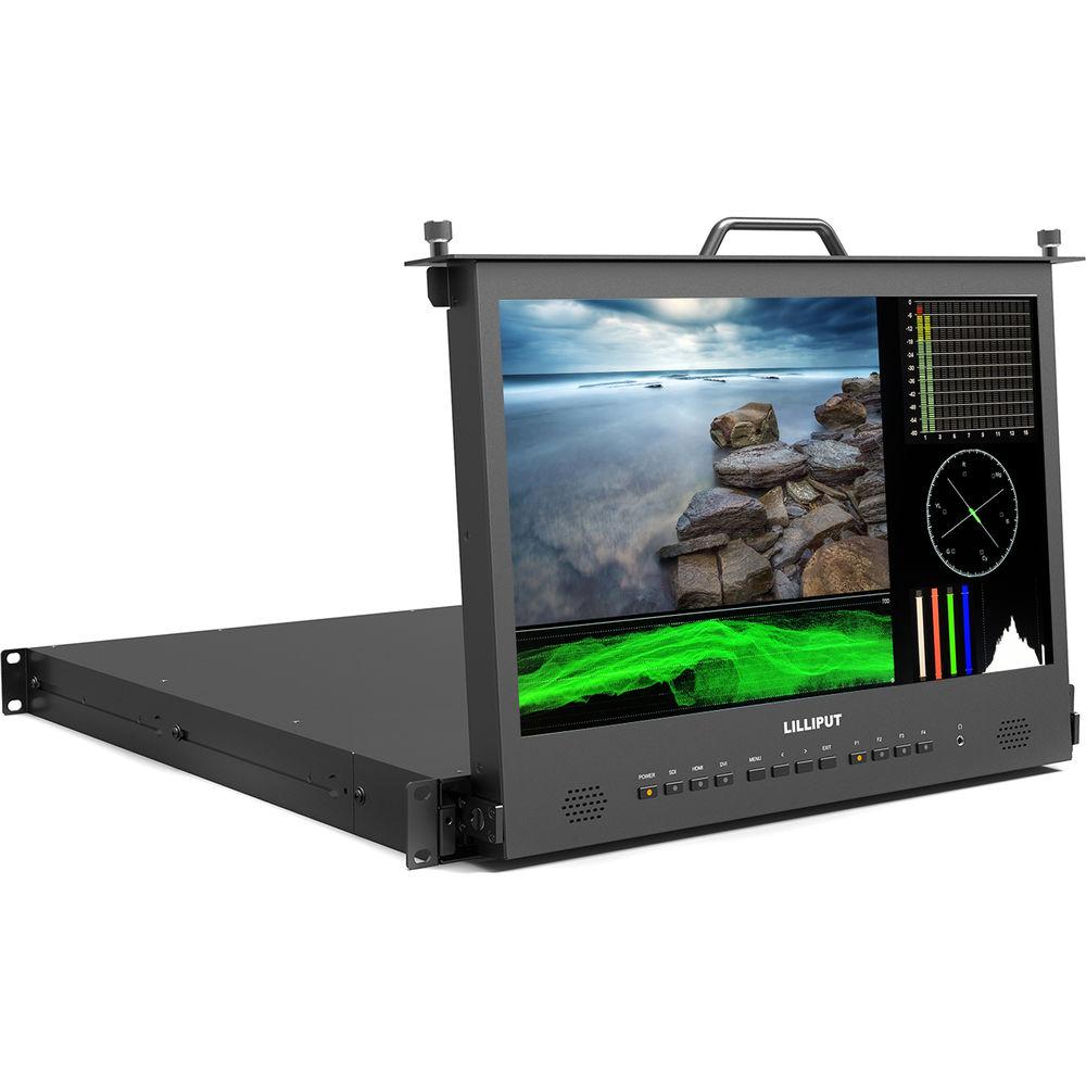 Lilliput RM-1730S 17.3" Full HD 3G-SDI HDMI Pullout Rackmount Monitor