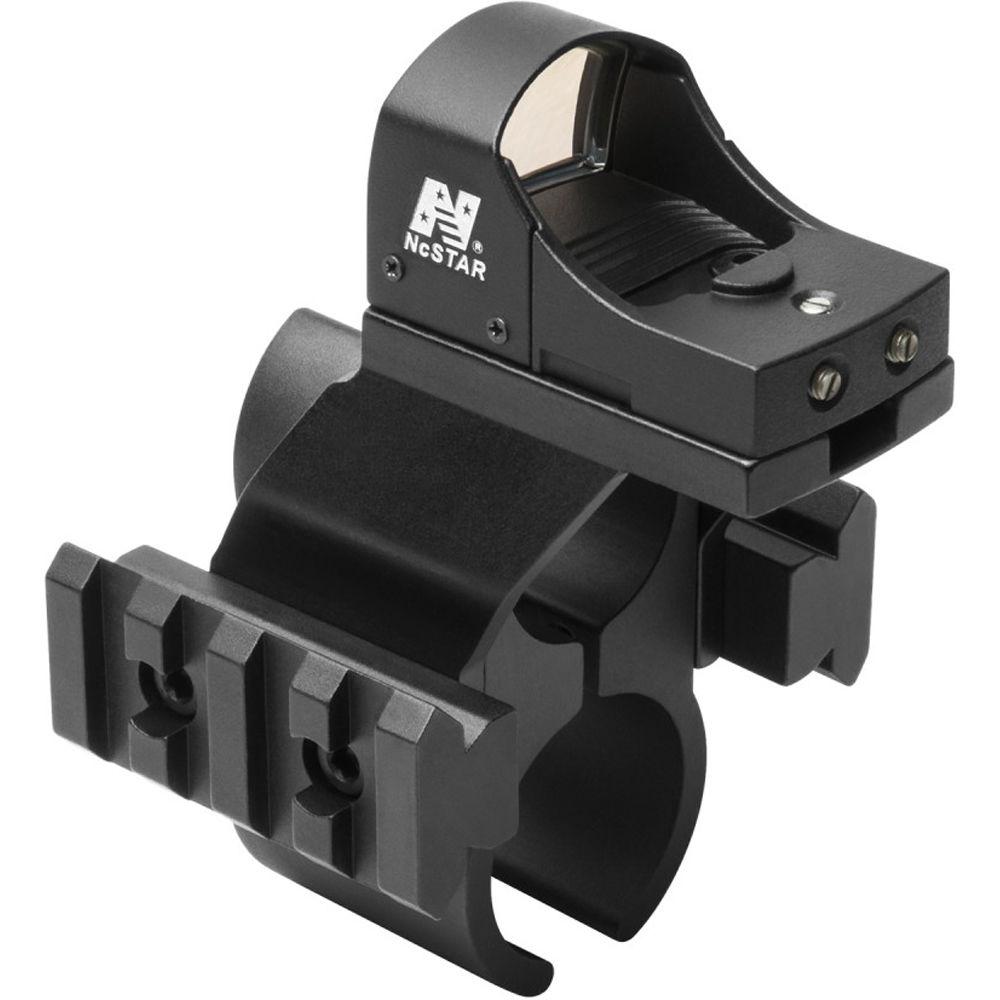NcSTAR Barrel & Magazine Rail Mount and Green Micro-Dot Sight Combo for Remington 870