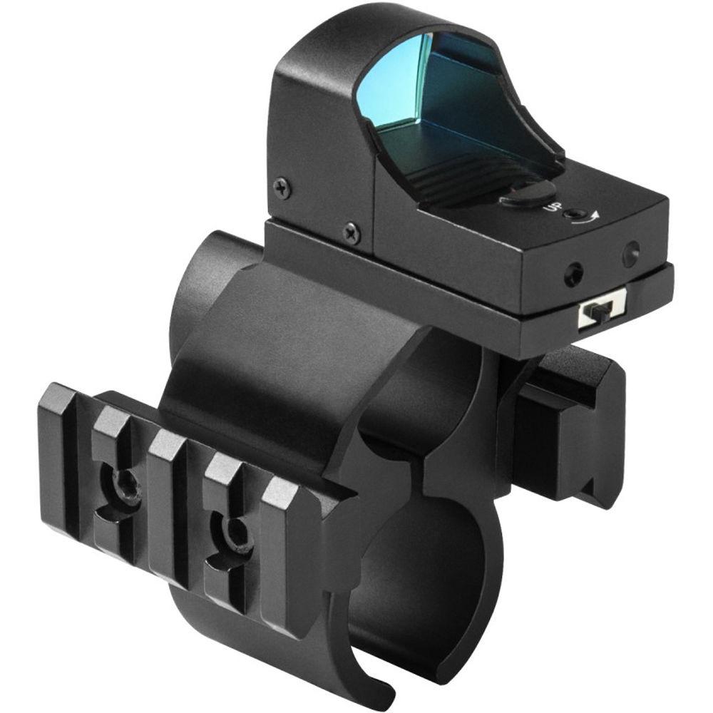 NcSTAR Barrel & Magazine Rail Mount and Red Micro-Dot Sight Combo for Mossberg 500 590