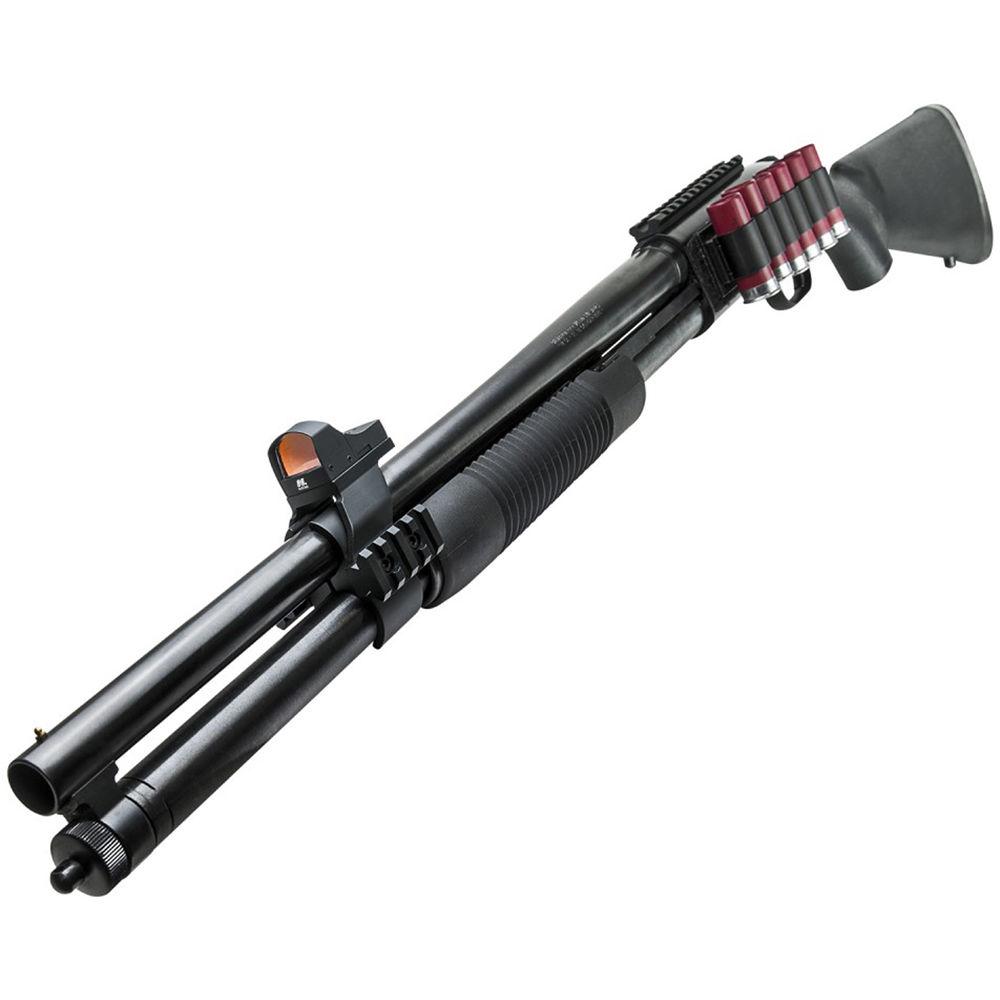 NcSTAR Barrel & Magazine Rail Mount and Red Micro-Dot Sight Combo for Mossberg 500 590